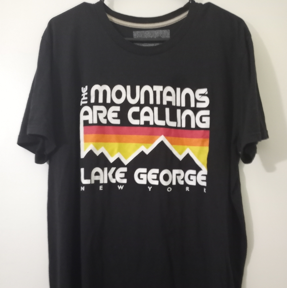 Unisex Mountains are Calling Tee Shirt.